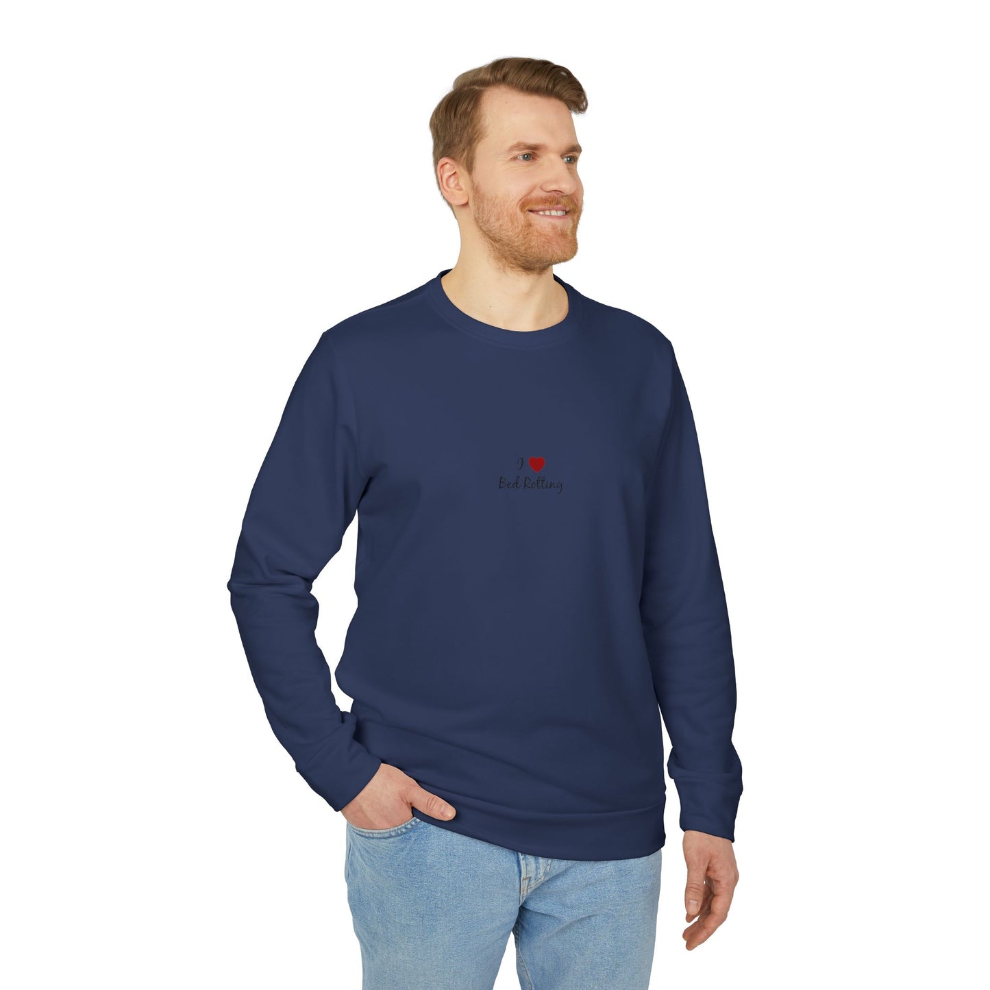Adidas I <3 Bed Rotting Unisex Fleece Crewneck Sweatshirt