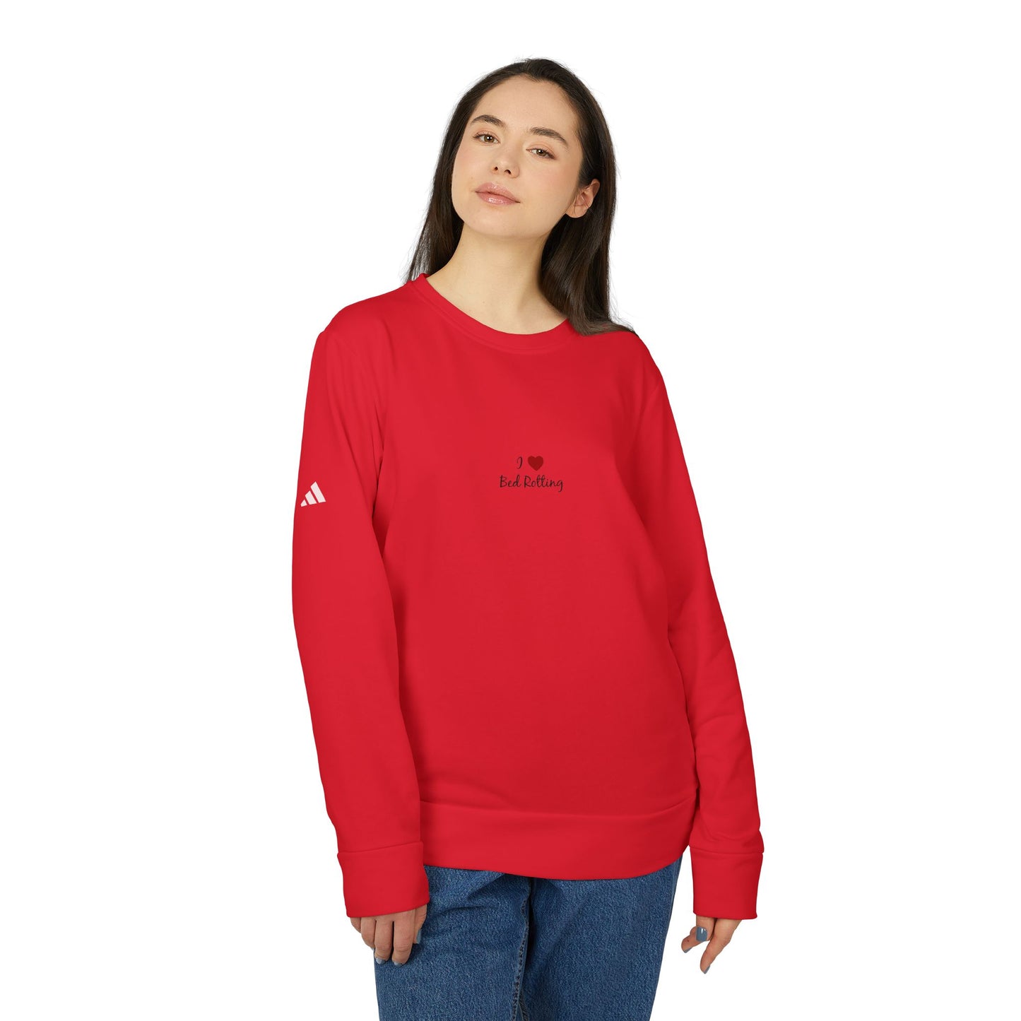 Adidas I <3 Bed Rotting Unisex Fleece Crewneck Sweatshirt
