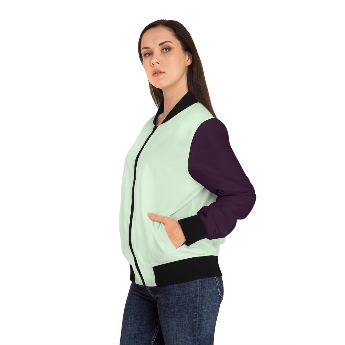Mint & Plum Bomber Jacket