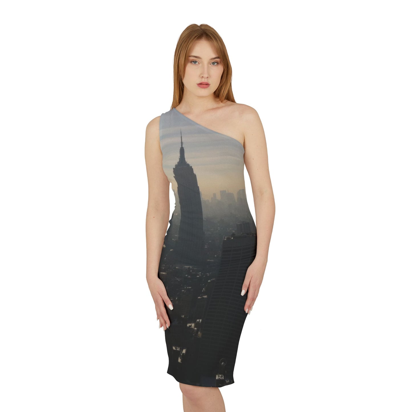 Empire State Building Shoulder Dress
