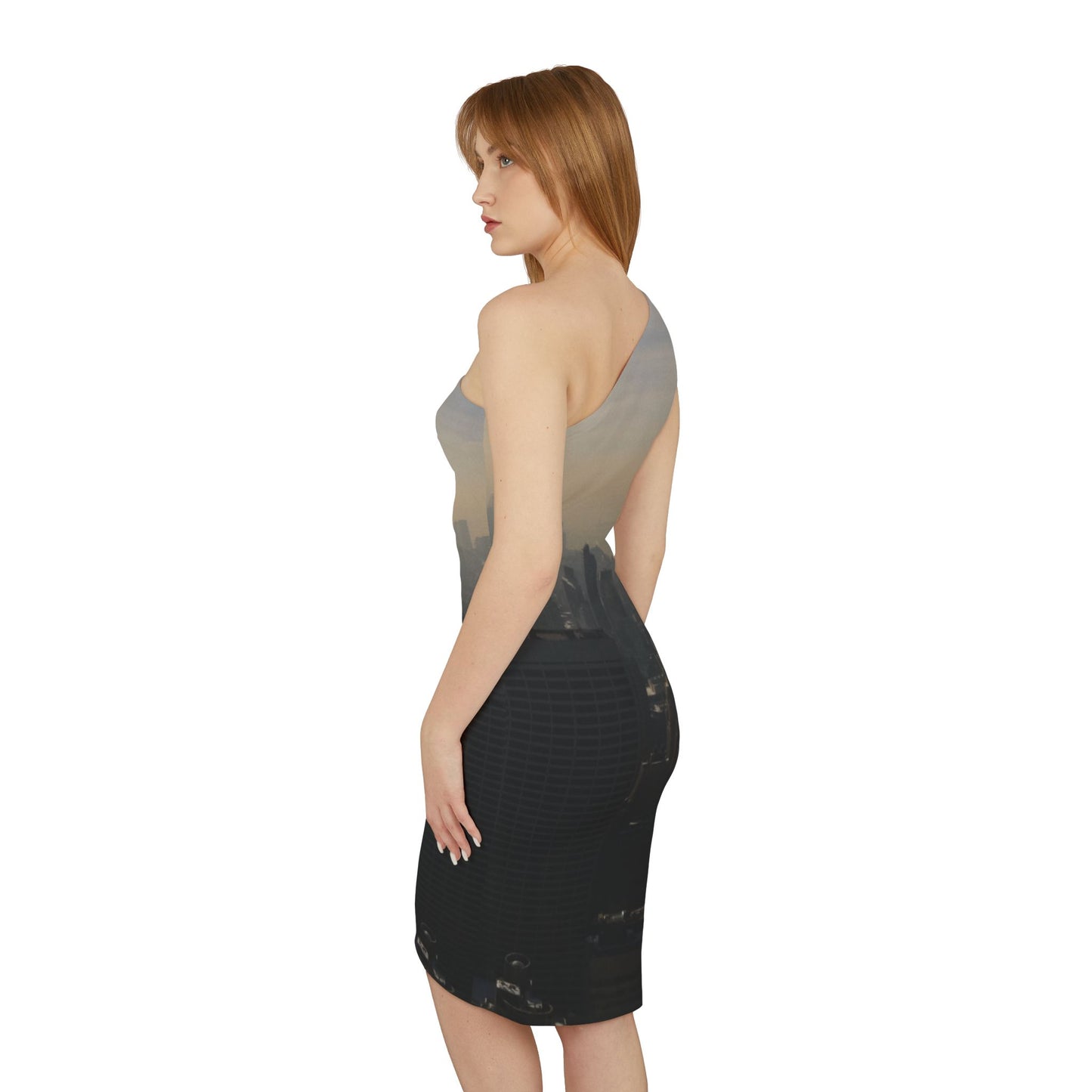 Empire State Building Shoulder Dress