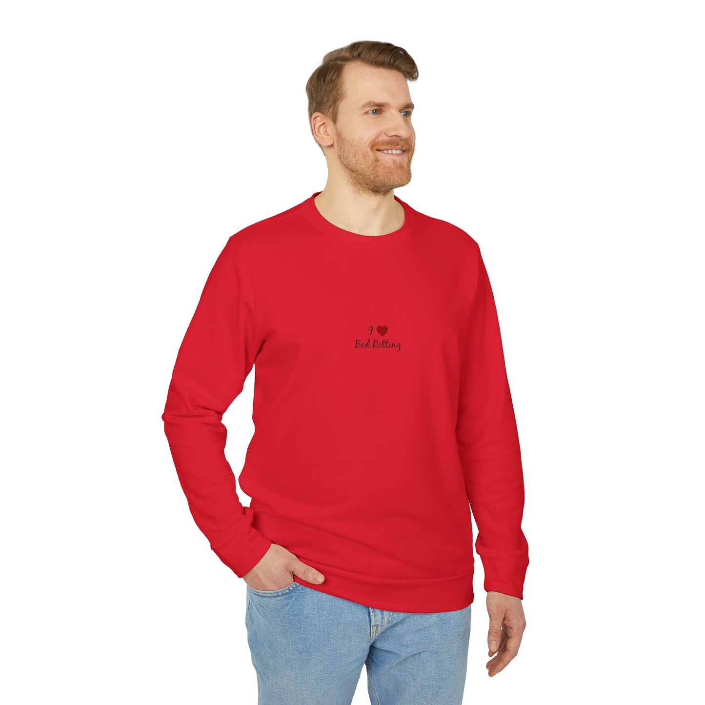 Adidas I <3 Bed Rotting Unisex Fleece Crewneck Sweatshirt