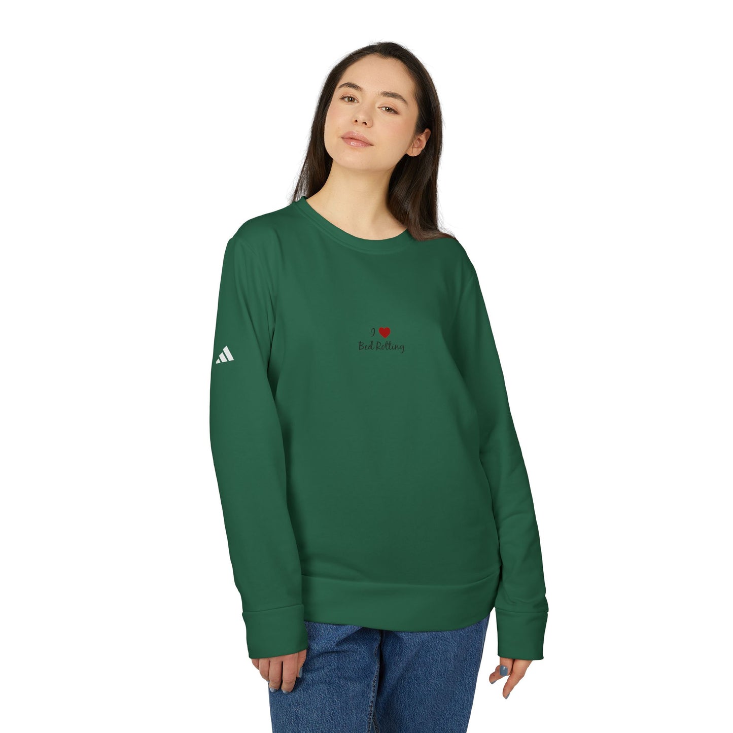 Adidas I <3 Bed Rotting Unisex Fleece Crewneck Sweatshirt