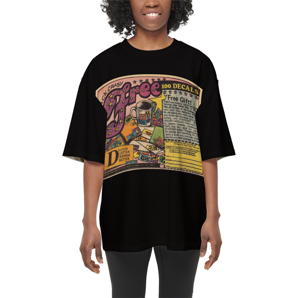 Vintage Ad Oversized T-Shirt (Heavyweight)