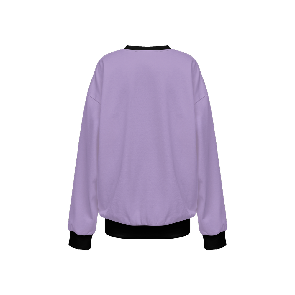 Ashy Pink Relaxed Fit Crewneck Sweatshirt (Super Heavy)