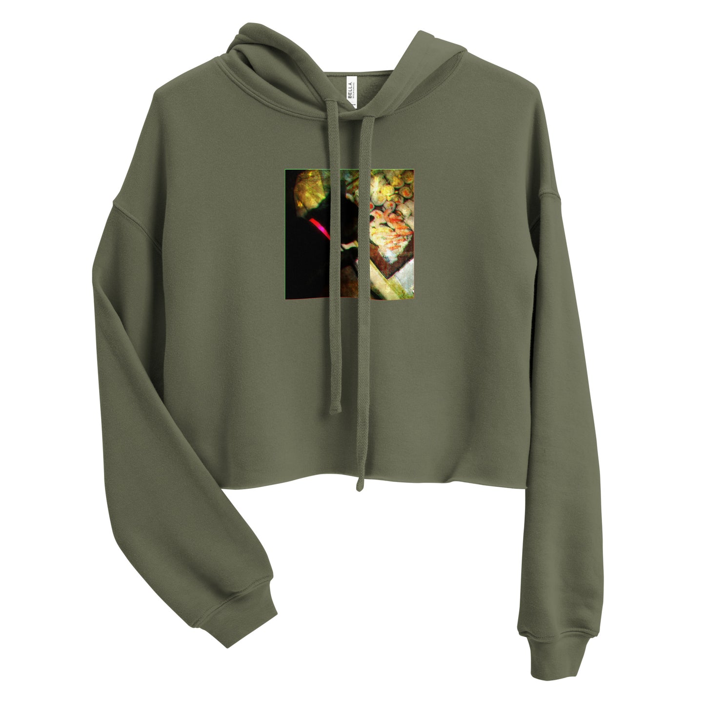 Crop Cat & Sushi Hoodie