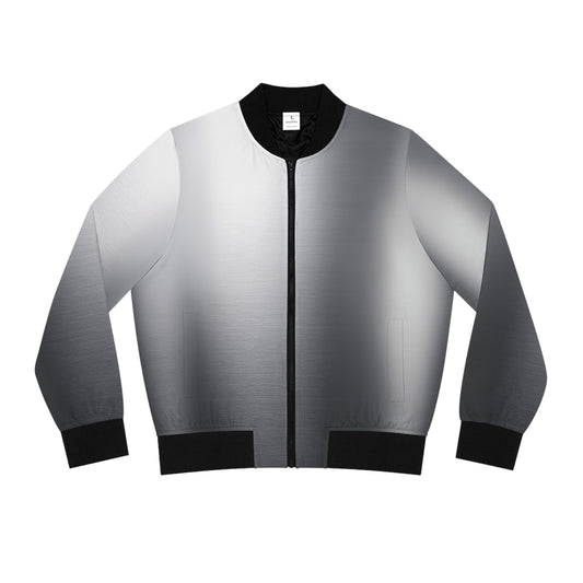 Metallic Print Bomber Jacket