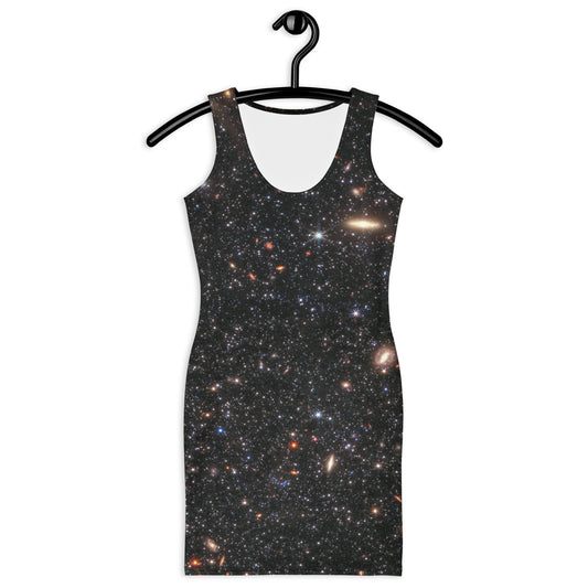 Galaxy Print Skinny Dress